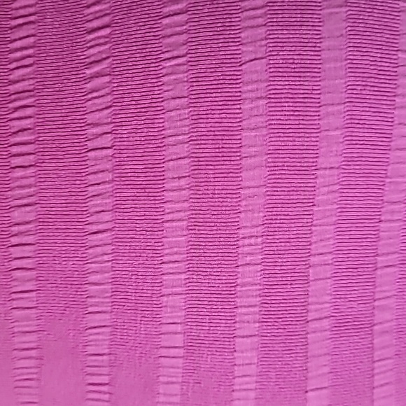 New! BETSEY JOHNSON Radiant Orchid Knit Poplin Sleeve Dress. Small - Picture 15 of 17